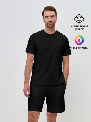 Мужской костюм с шортами / СамураЙ на спине