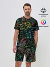 Мужской костюм с шортами / таблица умножения
