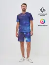 Мужской костюм с шортами / Звёздное небо