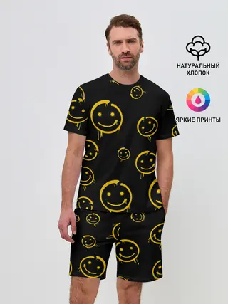 Мужской костюм с шортами / Смайл