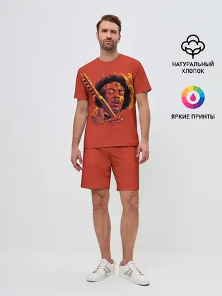 Мужской костюм с шортами / Джимми Хендрикс