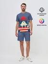 Мужской костюм с шортами / Морж