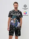 Мужской костюм с шортами / enshin Impact