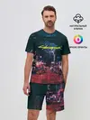 Мужской костюм с шортами / Cyberpunk 2077