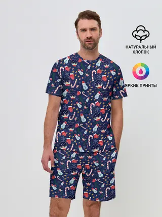 Мужской костюм с шортами / Новый Год