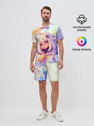 Мужской костюм с шортами / GENSHIN IMPACT