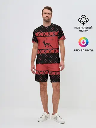 Мужской костюм с шортами / Северный Олень