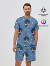 Мужской костюм с шортами / Genshin Impact