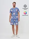 Мужской костюм с шортами / Genshin Impact