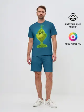 Мужской костюм с шортами / Гринч