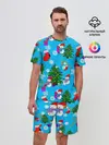 Мужской костюм с шортами / Новый год