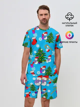 Мужской костюм с шортами / Новый год
