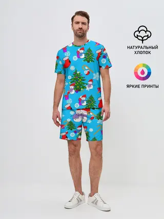 Мужской костюм с шортами / Новый год