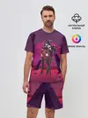 Мужской костюм с шортами / Genshin Impact