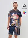 Мужской костюм с шортами / GENSHIN IMPACT