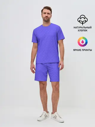 Мужской костюм с шортами / Грибосизое Настроение