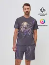 Мужской костюм с шортами / Genshin Impact