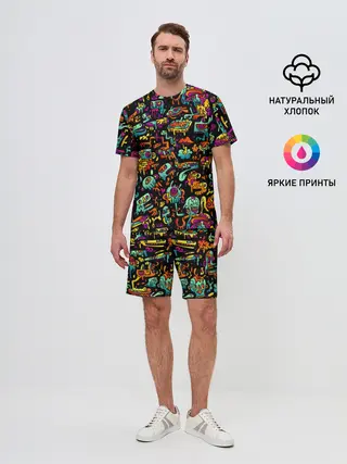 Мужской костюм с шортами / Монстры