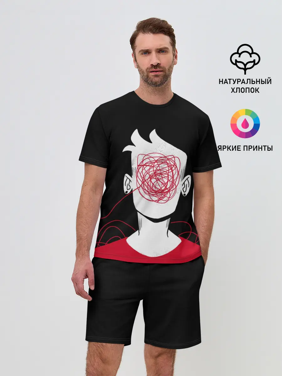 Мужской костюм с шортами / парень