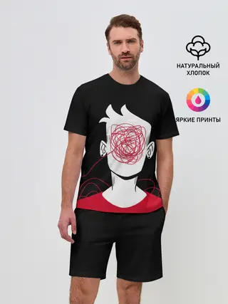Мужской костюм с шортами / парень