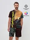 Мужской костюм с шортами / Киберпанк