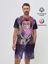 Мужской костюм с шортами / Хисока со светящейся картой в руках