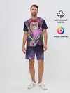 Мужской костюм с шортами / Хисока со светящейся картой в руках