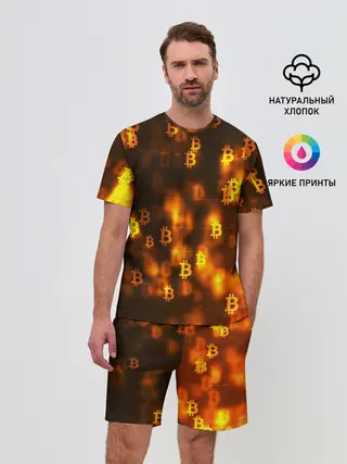 Мужской костюм с шортами / BITCOIN KRYPTONATE