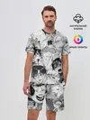 Мужской костюм с шортами / парни делают АХЕГАО