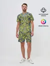 Мужской костюм с шортами / УЗОР , ФУТУРИЗМ,
