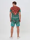 Мужской костюм с шортами / Оперение зимородка