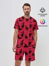 Мужской костюм с шортами / Коты
