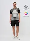 Мужской костюм с шортами / Волк