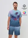 Мужской костюм с шортами / Рыбка