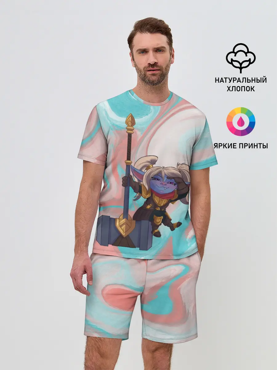 Мужской костюм с шортами / Поппи