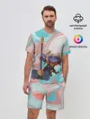 Мужской костюм с шортами / Поппи