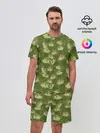Мужской костюм с шортами / кружка пива милитари