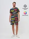 Мужской костюм с шортами / Гоночные тачки