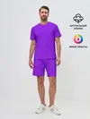 Мужской костюм с шортами / Фиолетовый