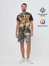 Мужской костюм с шортами / Зиницу Агацума Клинок демонов
