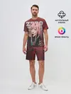 Мужской костюм с шортами / Zero Two в толстовке