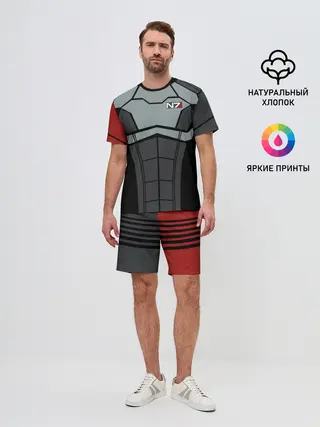 Мужской костюм с шортами / КОСТЮМ N7 | MASS EFFECT N7 | МАСС ЭФФЕКТ Н7