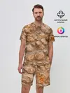 Мужской костюм с шортами / Камни