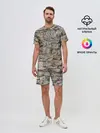 Мужской костюм с шортами / Сломанная стена