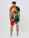 Мужской костюм с шортами / Центрифуга красок