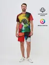Мужской костюм с шортами / Центрифуга красок
