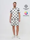 Мужской костюм с шортами / Ромб в ромбе