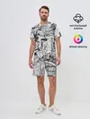 Мужской костюм с шортами / дудлогод