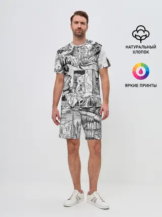 Мужской костюм с шортами / дудлогод