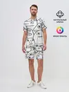 Мужской костюм с шортами / Рожицы